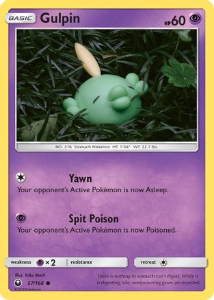 Gulpin 057/168/168 - Common