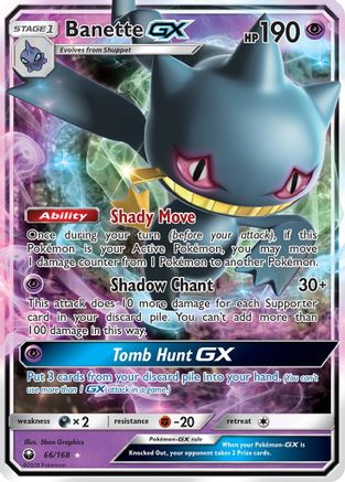Banette GX 066/168/168 - Ultra Rare - Holofoil