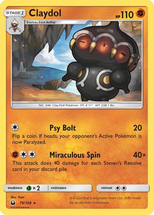 Claydol 079/168 - Rare