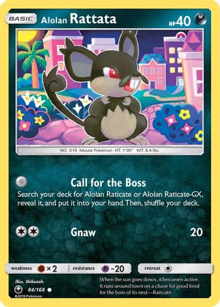 Alolan Rattata 084/168/168 - Common
