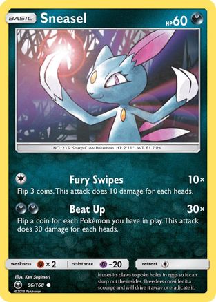 Sneasel 086/168/168 - Common