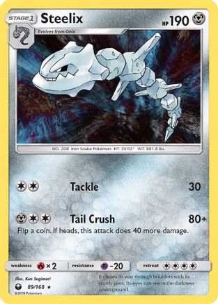Steelix 089/168/168 - Holo Rare - Holofoil