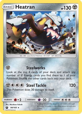 Heatran 098/168 - Holo Rare - Holofoil