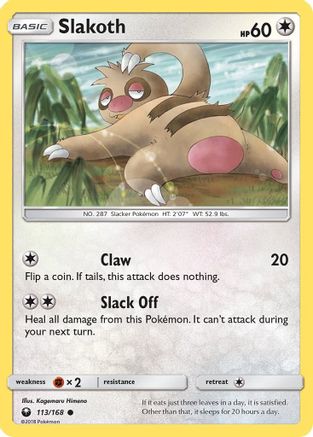 Slakoth 113/168 - Common
