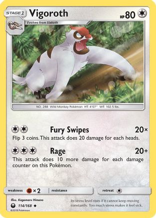 Vigoroth 114/168 - Uncommon