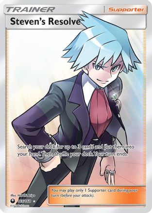 Steven's Resolve (Full Art) 165/168 - Ultra Rare - Holofoil