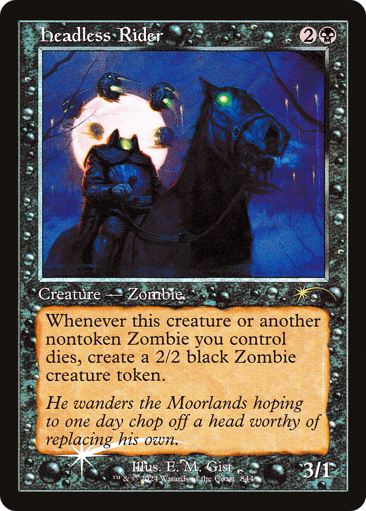 Headless Rider (Retro Frame) (SLD-844) - Secret Lair Drop Series Foil