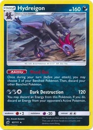 Hydreigon 062/111 - Holo Rare - Holofoil