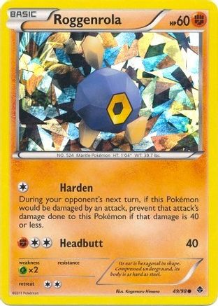 Roggenrola 049/98 - Promo - Holofoil