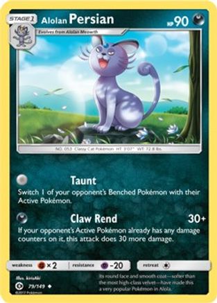 Alolan Persian 079/149 - Promo - Holofoil