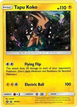 Tapu Koko SM30a/248 - Promo - Holofoil