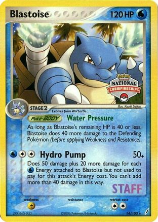 Blastoise 014/100 - Promo