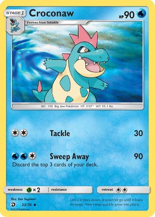 Croconaw 023/70/70 - Uncommon