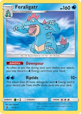 Feraligatr 024/70/70 - Holo Rare - Holofoil