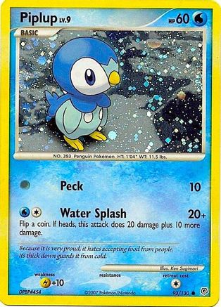 Piplup 093/130 - Promo - Holofoil