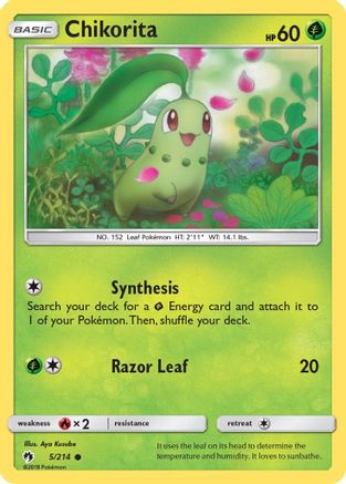 Chikorita (5) 005/214/214 - Common