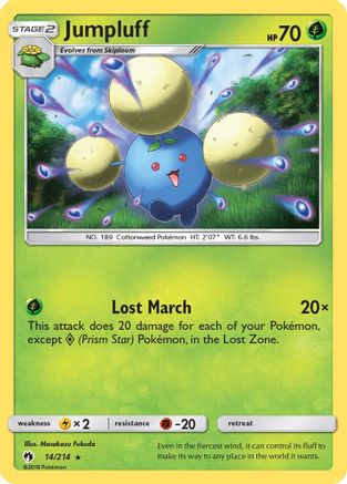 Jumpluff 014/214/214 - Holo Rare - Holofoil