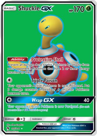 Shuckle GX (Full Art) 195/214 - Ultra Rare - Holofoil