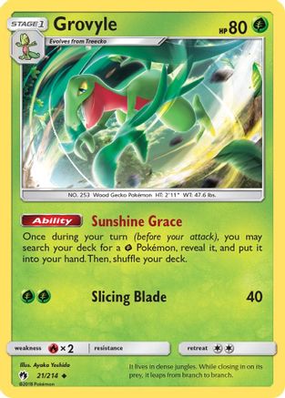 Grovyle 021/214/214 - Uncommon