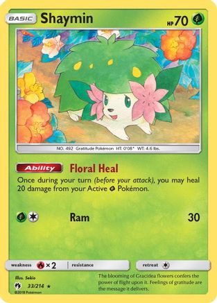 Shaymin 033/214/214 - Holo Rare - Holofoil