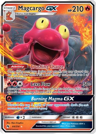 Magcargo GX 044/214/214 - Ultra Rare - Holofoil