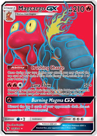 Magcargo GX (Full Art) 198/214 - Ultra Rare - Holofoil
