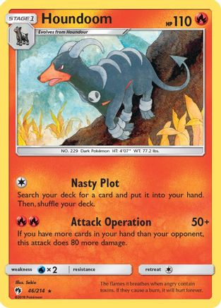 Houndoom 046/214/214 - Rare