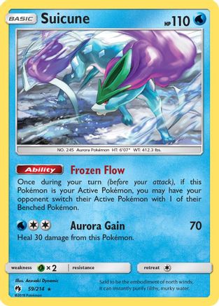 Suicune 059/214/214 - Holo Rare - Holofoil