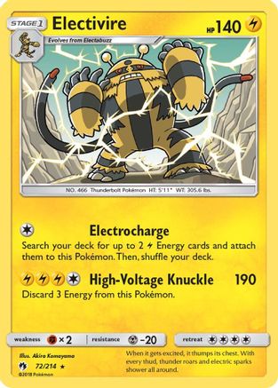Electivire 072/214 - Rare
