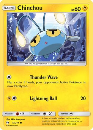 Chinchou 073/214 - Common