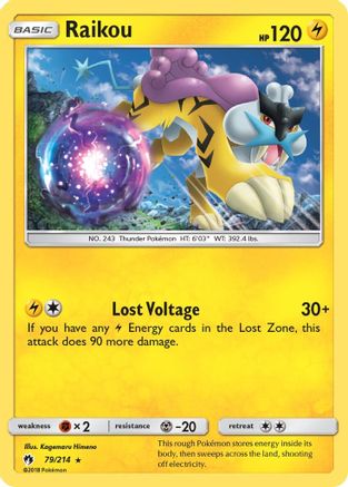 Raikou 079/214/214 - Rare