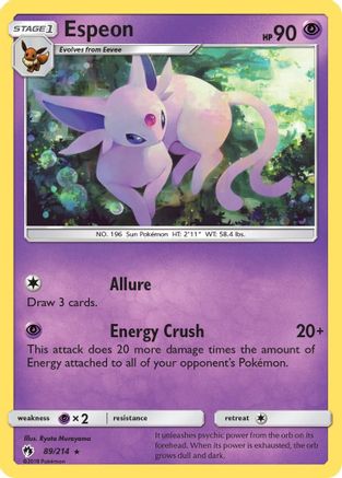 Espeon 089/214/214 - Rare