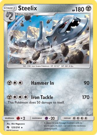Steelix 125/214 - Rare