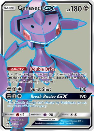 Genesect GX (Full Art) 204/214 - Ultra Rare - Holofoil