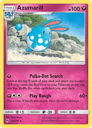 Azumarill 136/214 - Rare
