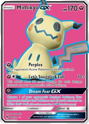 Mimikyu GX (Full Art) 206/214 - Ultra Rare - Holofoil
