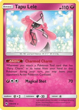Tapu Lele 150/214 - Holo Rare - Holofoil