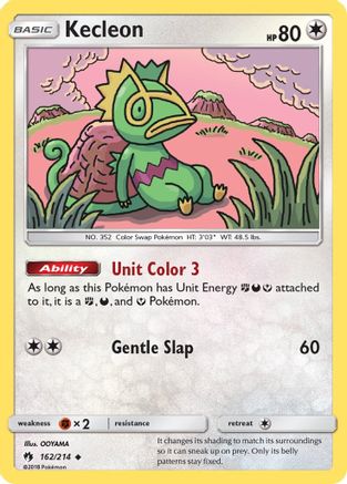 Kecleon (162) 162/214/214 - Uncommon