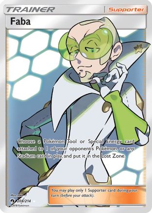 Faba (Full Art) 208/214 - Ultra Rare - Holofoil