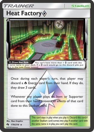 Heat Factory Prism Star 178/214/214 - Prism Rare - Holofoil