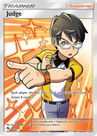 Judge (Full Art) 209/214 - Ultra Rare - Holofoil