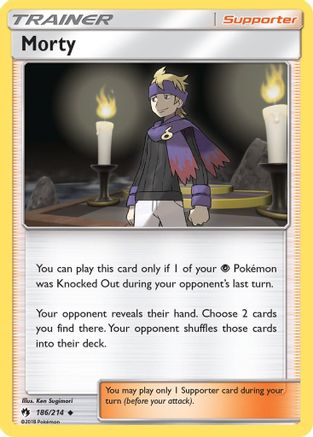 Morty 186/214/214 - Uncommon