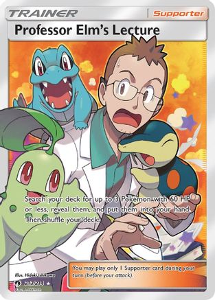 Professor Elm's Lecture (Full Art) 213/214 - Ultra Rare - Holofoil