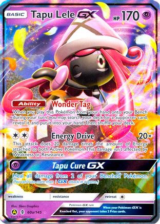 Tapu Lele GX 60a/145/145 - Promo - Holofoil