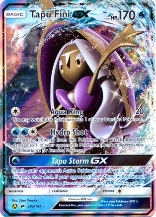 Tapu Fini GX 39a/147/147 - Promo - Holofoil