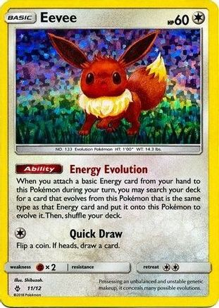 Eevee 011/012/12 - Promo - Holofoil
