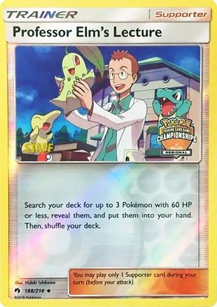 Professor Elm's Lecture 188/214 - Promo - Reverse Holofoil