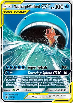 Magikarp & Wailord GX SM166/248 - Promo - Holofoil