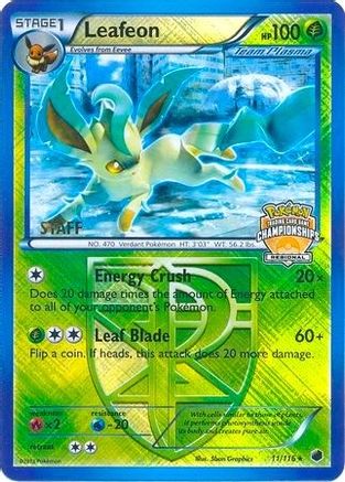 Leafeon 011/116 - Promo - Reverse Holofoil