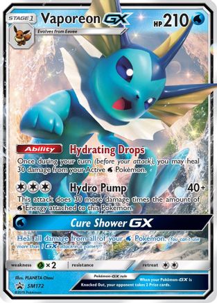 Vaporeon GX SM172/248 - Promo - Holofoil